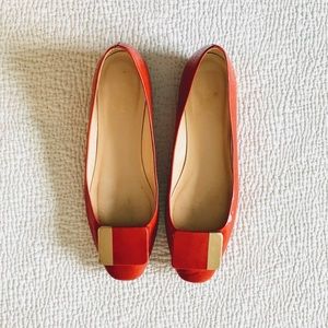 Kate Spade Orange Flats
